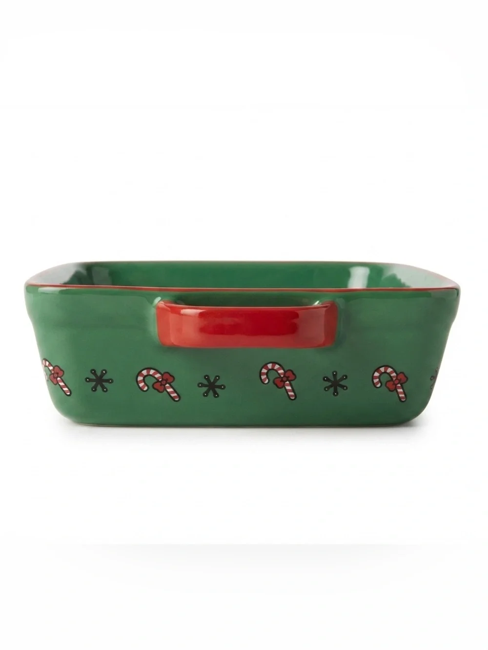 Sanrio Hello Kitty Green and Red Holiday Serving Dish